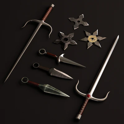 set of weapons for combat iskussva — Ver 3