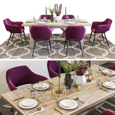 Denona Restaurant Table Set — Ver 1