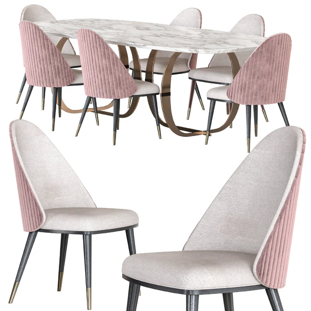 Capital Collection Convivio Table and Diva Chair Dining Set — Descargar