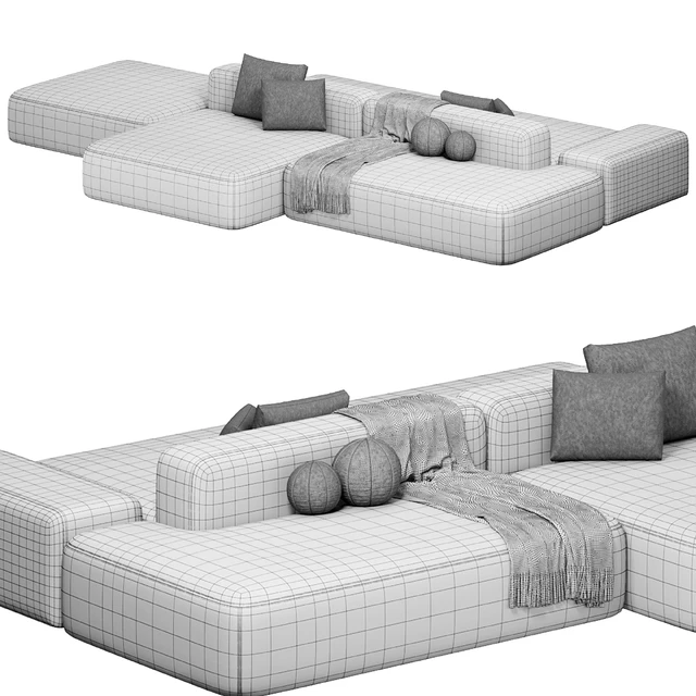 Stone Modular Sofa by Tamamm — Descargar