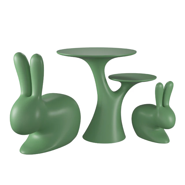 Qeeboo Rabbit Chair and Rabbit Tree — Скачать