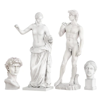 Statues of Aphrodite and David — Ver 1