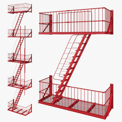Street fire escape — Ver 2
