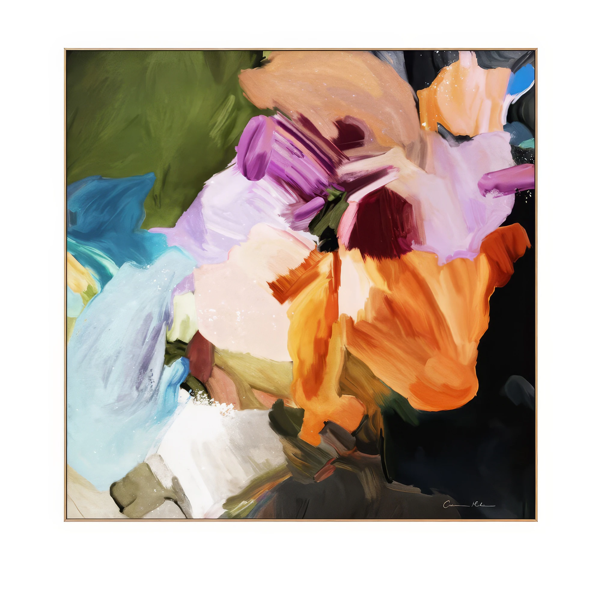 mons vita ii art print painting by corinne melanie — Скачать