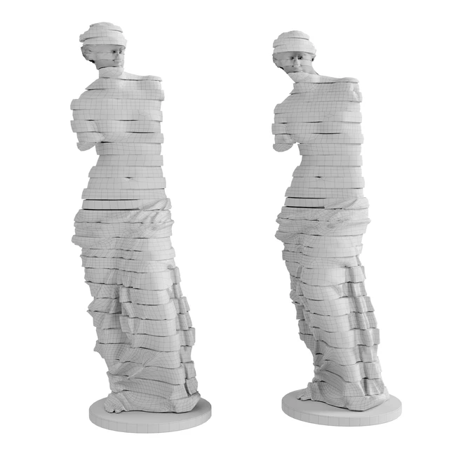 Venus de milo sliced statue — Скачать