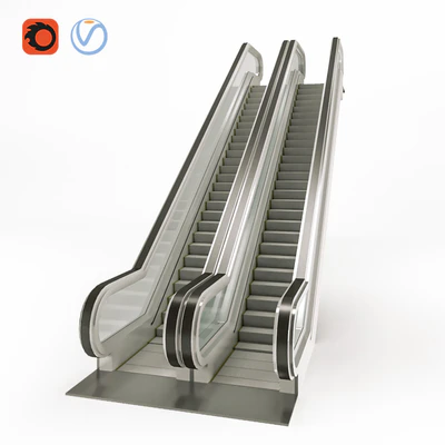 Animated & Flexible Escalator — Вид 1