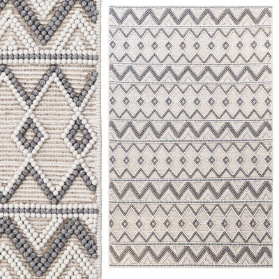 Pirlo Boho Farmhouse Wool Area Rug — Вид 1