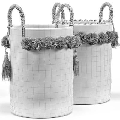 Big Sur Basket, Tassel Basket — Ver 2