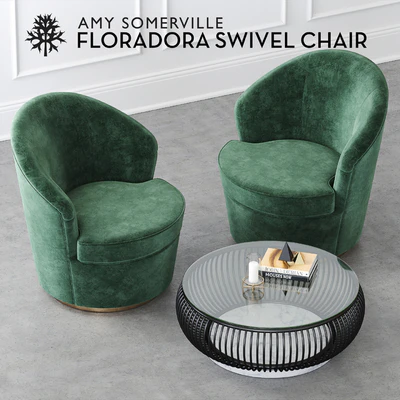 Floradora Swivel chair — Ver 2