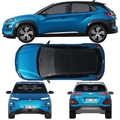 Hyundai KONA Electric — Вид 3