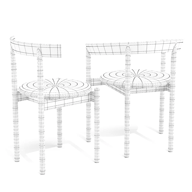 Herman Miller: Comma - Dining Chairs Set 02 — Скачать