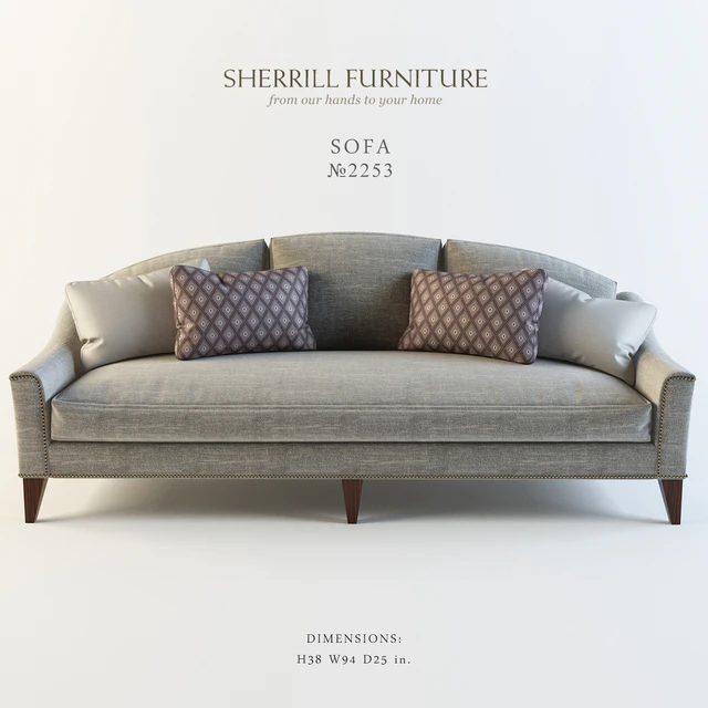 Sherrill furniture sofa 2253 — Скачать