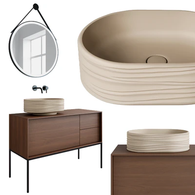 Раковина Sabbia и тумба Atollo Kerama Marazzi — Вид 4