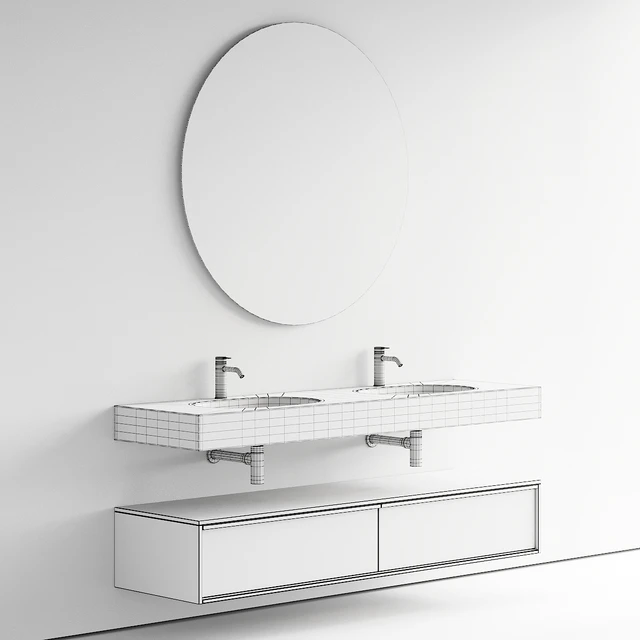 Inbani Strato 02 B Vanity Unit Set 2 — Скачать