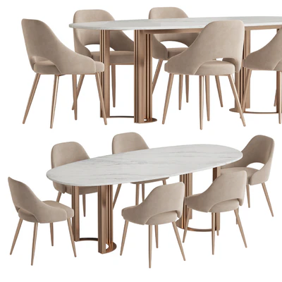 Hudkoff Lord Aero chair Dining set — Ver 1