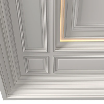 Кессонный потолок с подсветкой в классическом стиле .Modern coffered illuminated ceiling — Вид 5