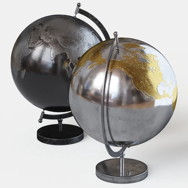 Metal globe — Descargar