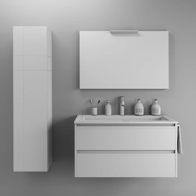 Bathroom set Berloni Form 08 — Descargar