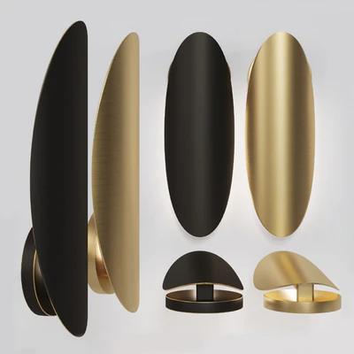 Brass wall lamp AMULET — Ver 1