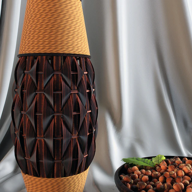 Decor with a vase and nuts — Descargar