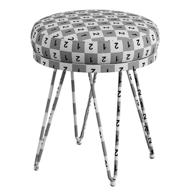 Safavieh / Jenine Faux Ostrich Round Bench — Ver 3