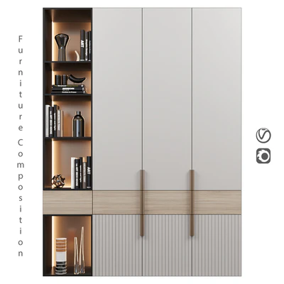 Furniture Composition | 210 | Шкаф — Вид 1