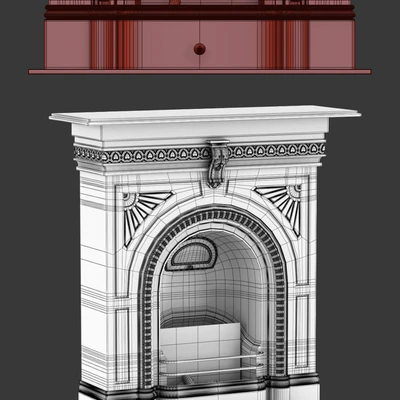 Victorian fireplace — View 2