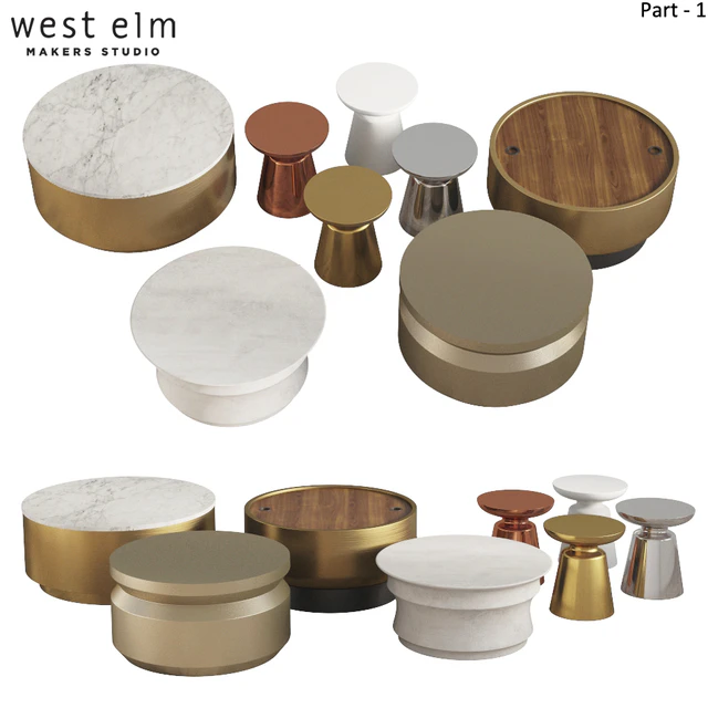 Coffee & Side Tables West Elm Part-01 — Descargar