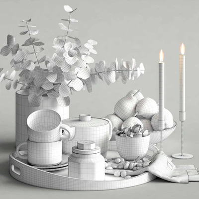 decorative set for the kitchen — Ver 2
