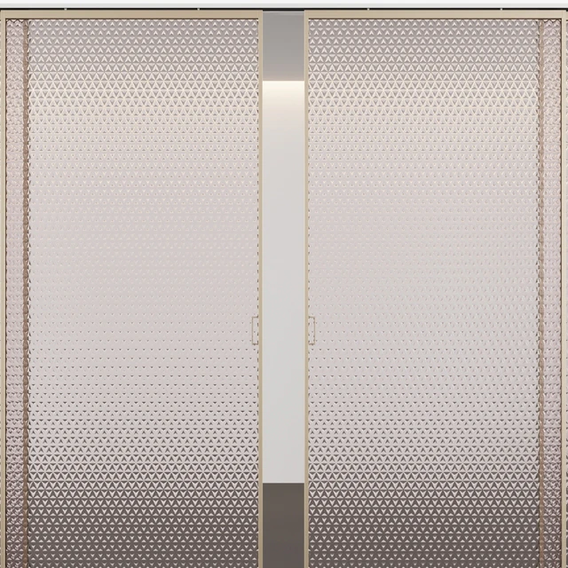 Sliding doors with embossed glass No. 3 — Descargar