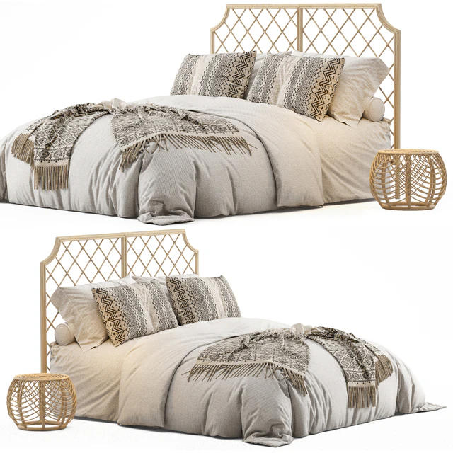 Arudin rattan bed — Descargar