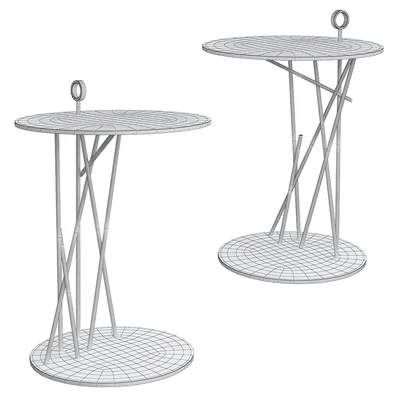 Black Tie TAO SIDE TABLE BY CLAUDIA CAMPONE AND MARTINA STANCATI — Ver 2