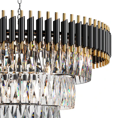 Chandelier Loft Concept Empire Black — Ver 3