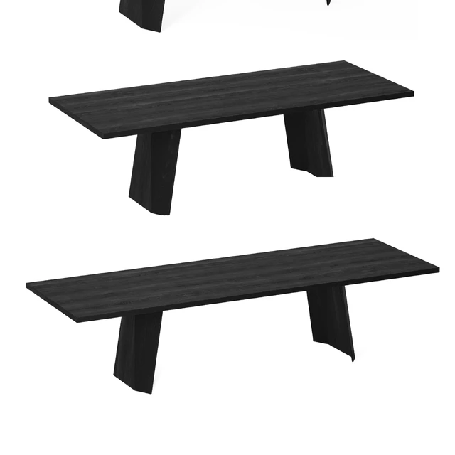 Wedge table and Rivulet chair. living divani. — Скачать