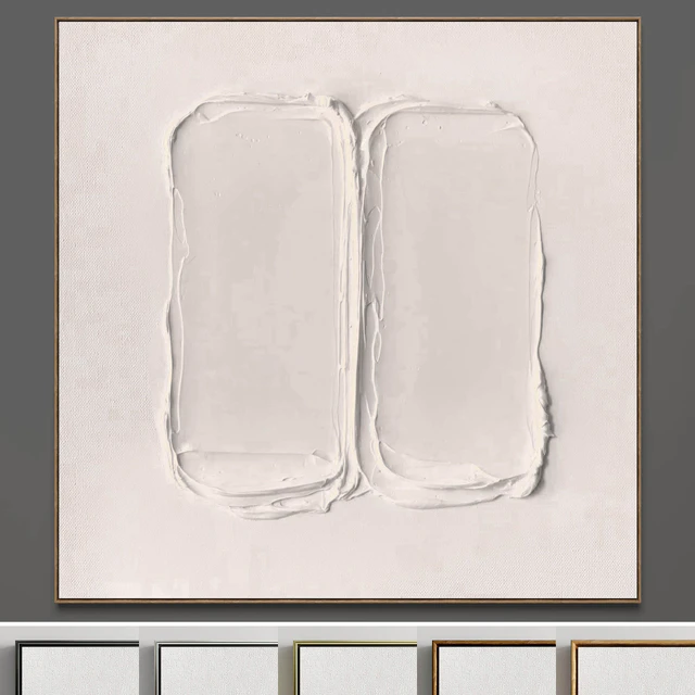 Plaster two square photo frames 38 — Descargar