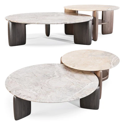 Tacchini: Kanji - Coffee and Side Table — Вид 1