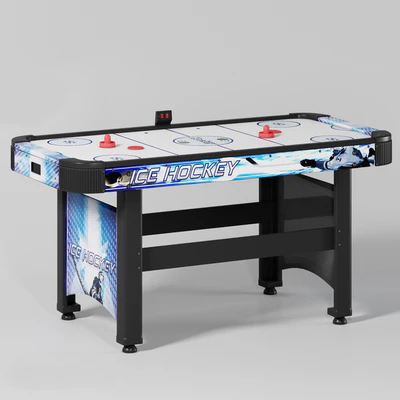 Hathaway Face-Off 5 ft. Air Hockey Table with Electronic Scoring — Ver 1