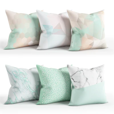 Mint Pillow Set 001 — Descargar
