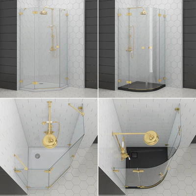 Душевые кабины и двери Radaway | Essenza gold — Вид 3