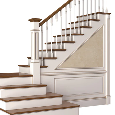 Stair in a classic style.Classic Modern interior Stair — Ver 3