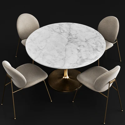 West elm and Crate & Barrel Dinning Set — Ver 2