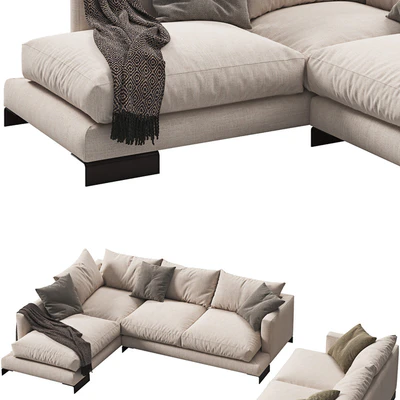 FLEXFORM LONG ISLAND 2 sofas — Ver 3