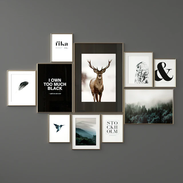 Poster Set "Forest Mountain" — Descargar