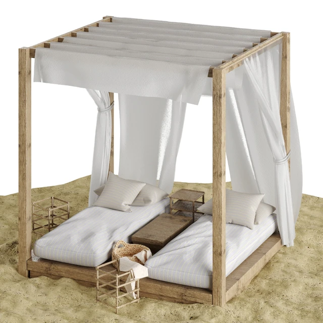 Beach lounge outdoor set 3 — Descargar