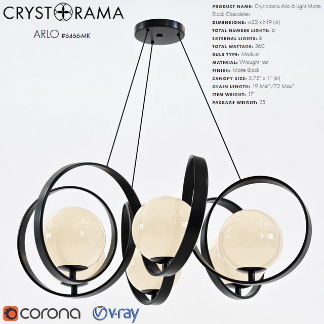 Crystorama 6466 Arlo — Скачать