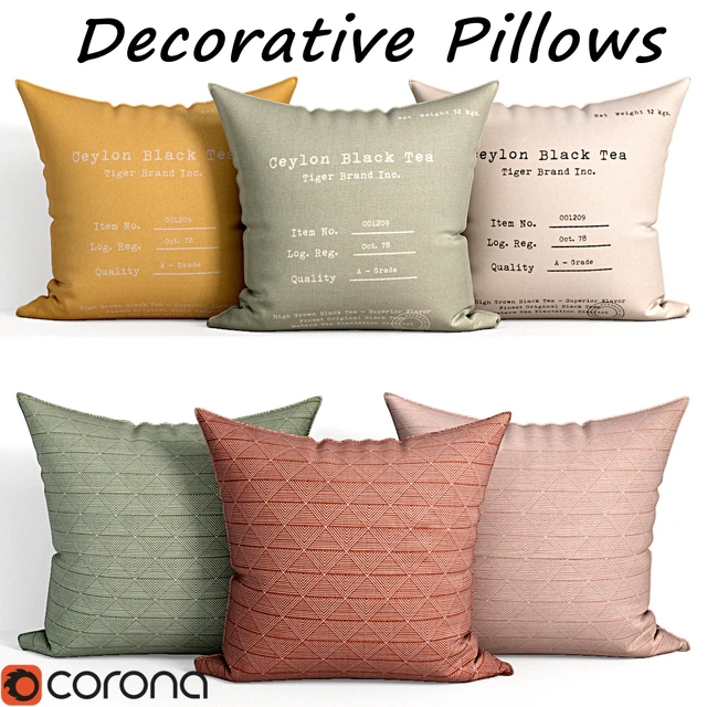 Decorative pillows set 119 — Скачать