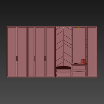 Furniture composition in the hallway — Ver 2