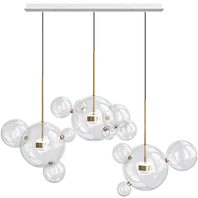 Bolle Linear Chandelier 14 Bubble — Ver 3