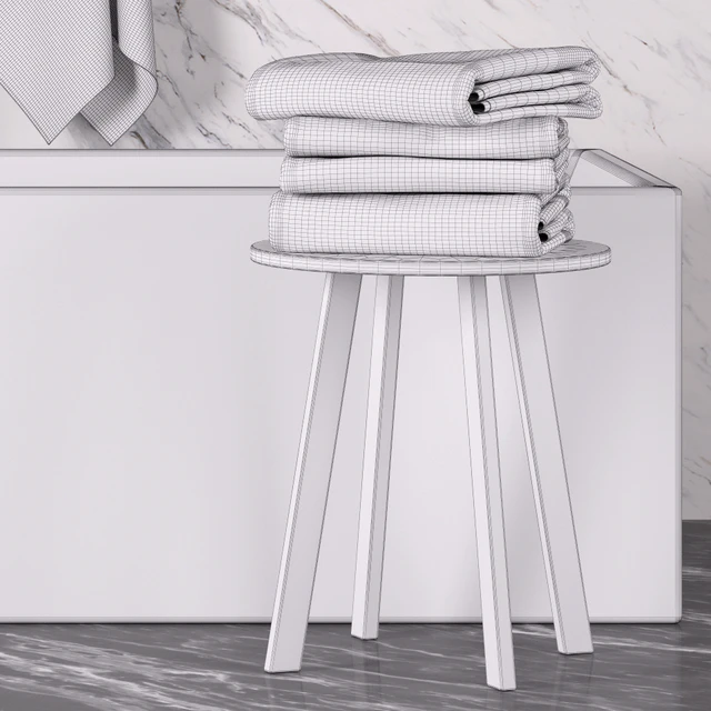 Bathroom towel set + bathtub — Download