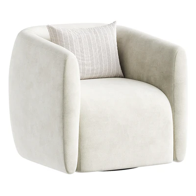 Bernhardt Aline Upholstered Swivel Barrel Chair — Вид 4